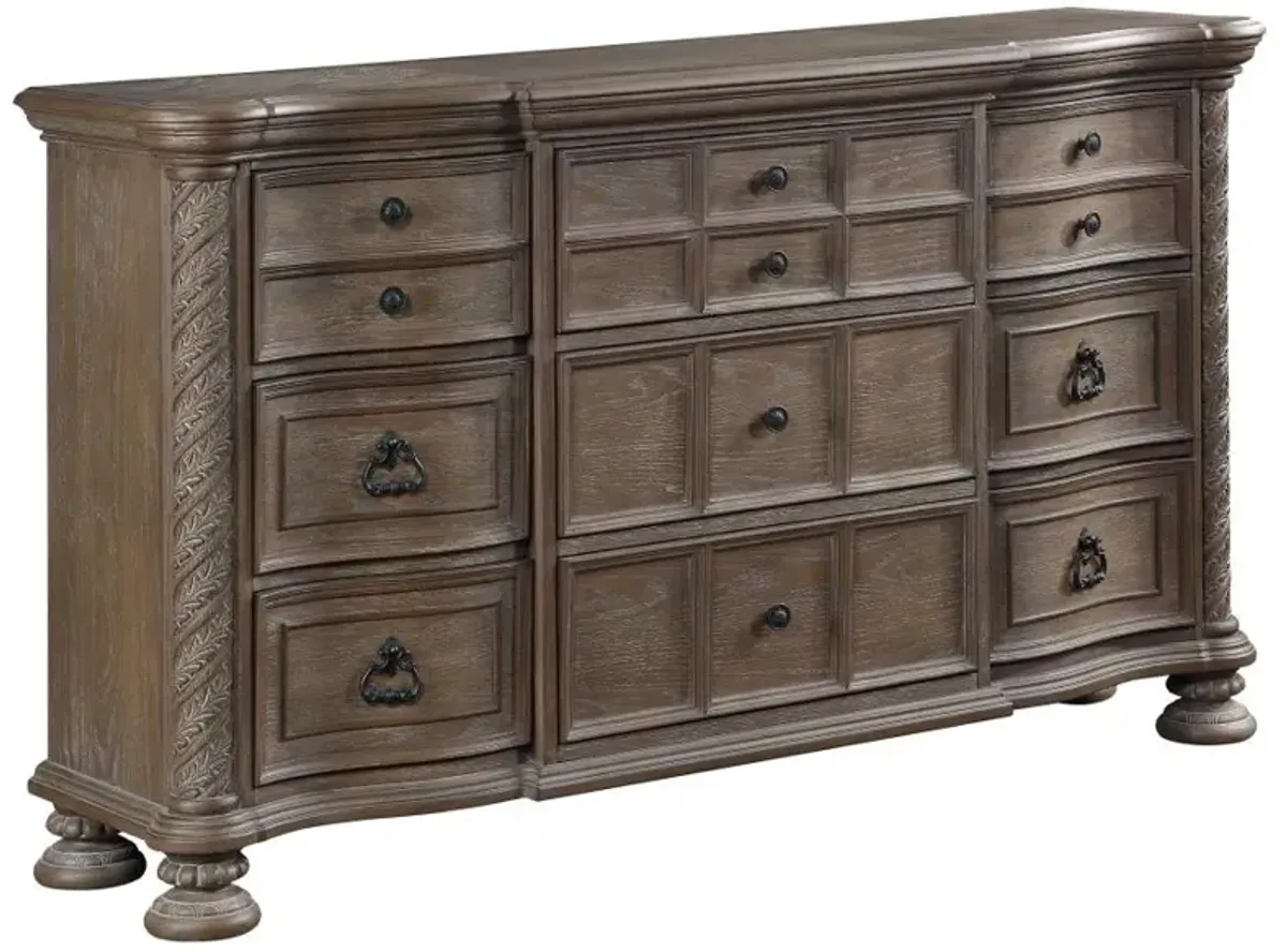 Emmett 9-drawer Dresser Walnut