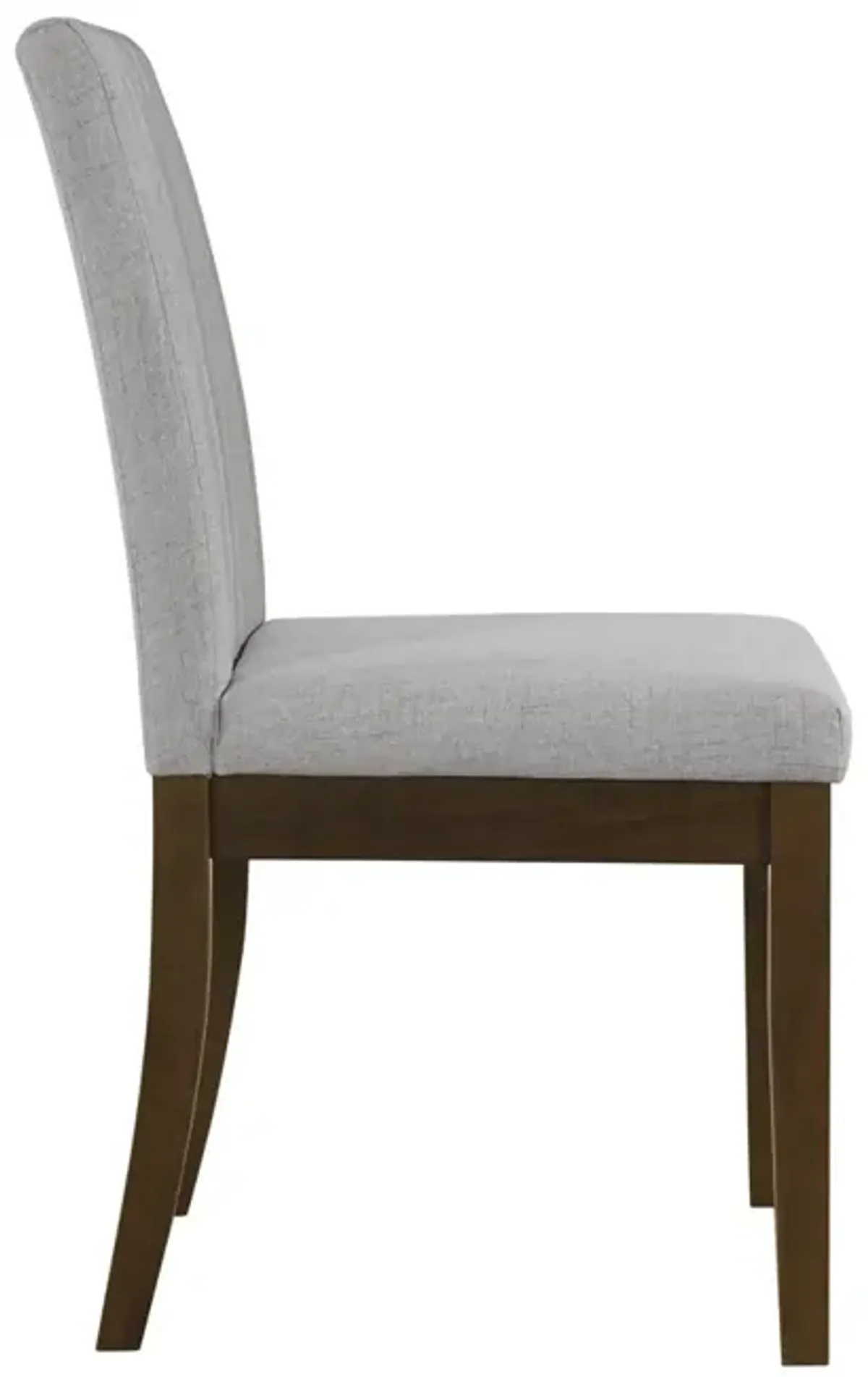 Upholstered Channel-back Dining Chair Set of 2