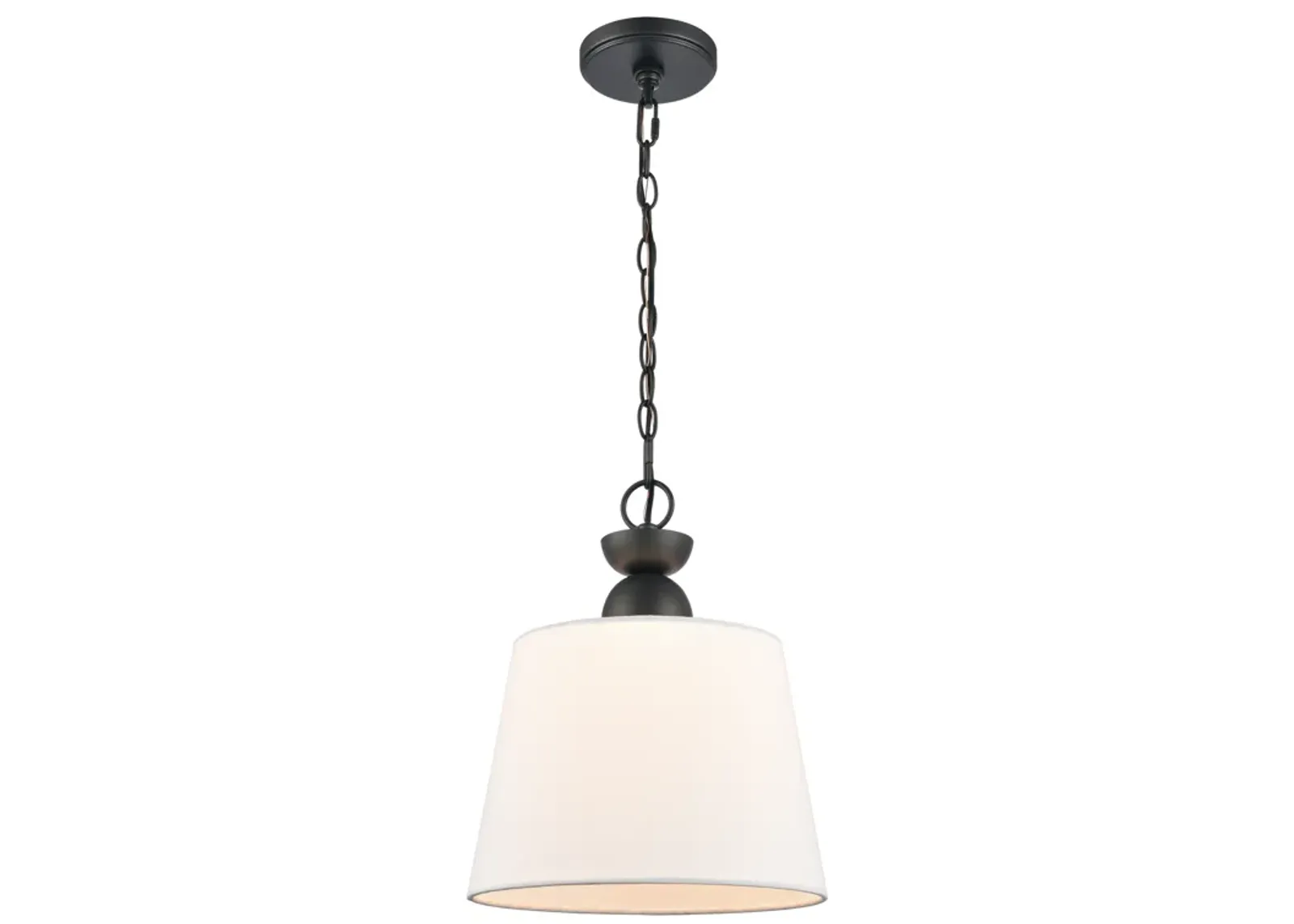 Kistler 12" Wide 1-Light Pendant - Charcoal