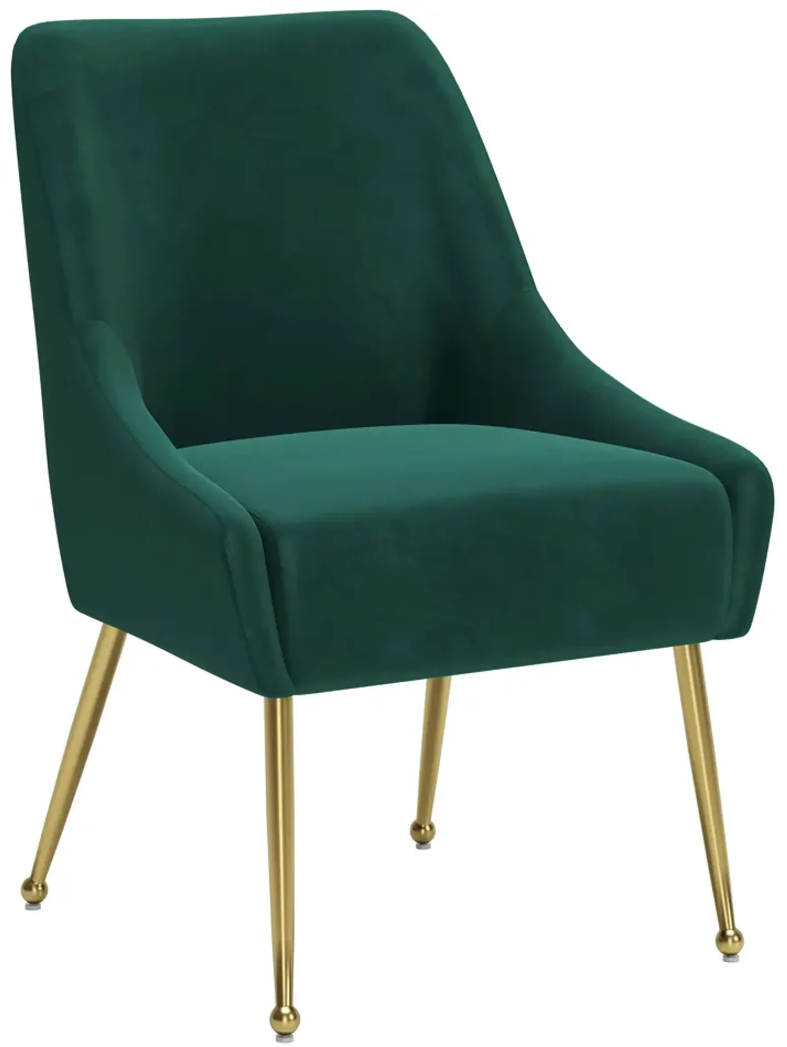 Maxine Dining Chair Green & Gold