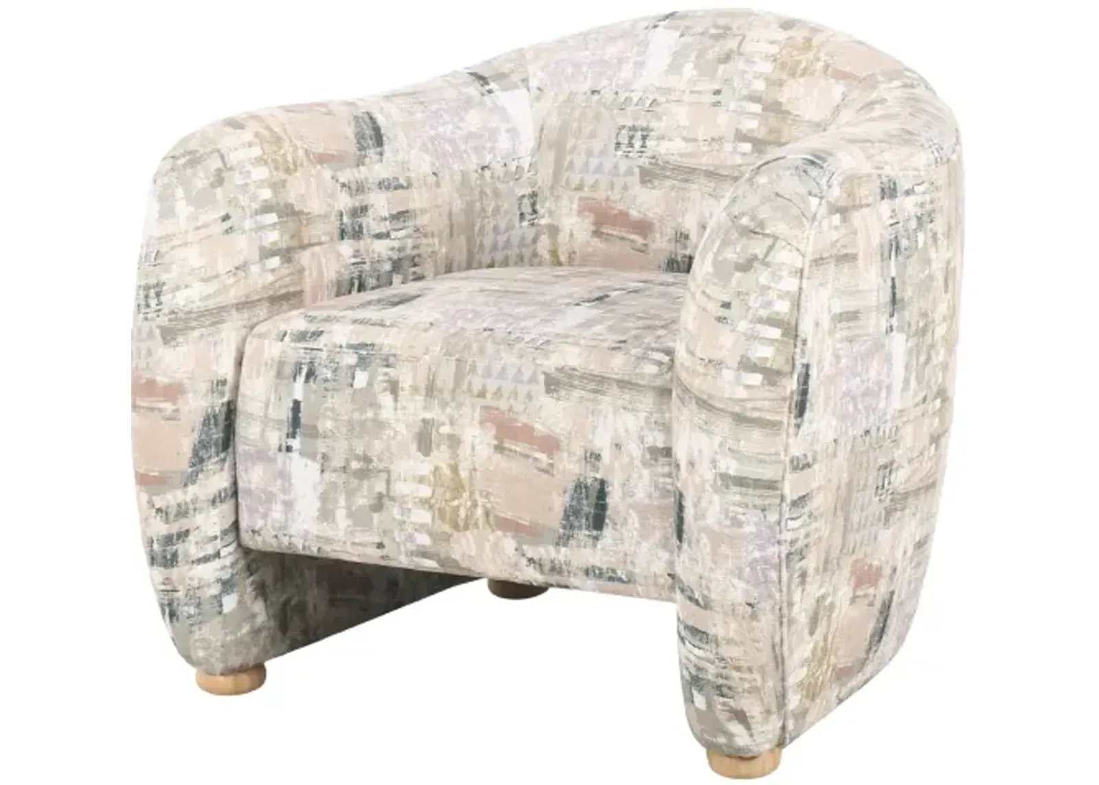 Julian JUA-001 30"H x 35"W x 31"D Accent Chair