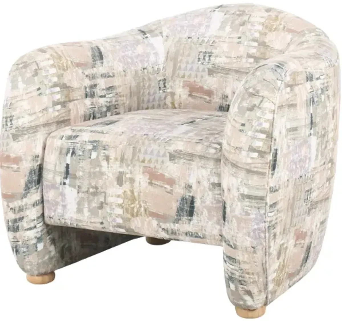 Julian JUA-001 30"H x 35"W x 31"D Accent Chair