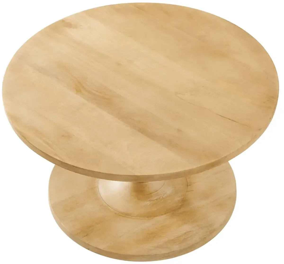 Lina Round Mango Wood Coffee Table