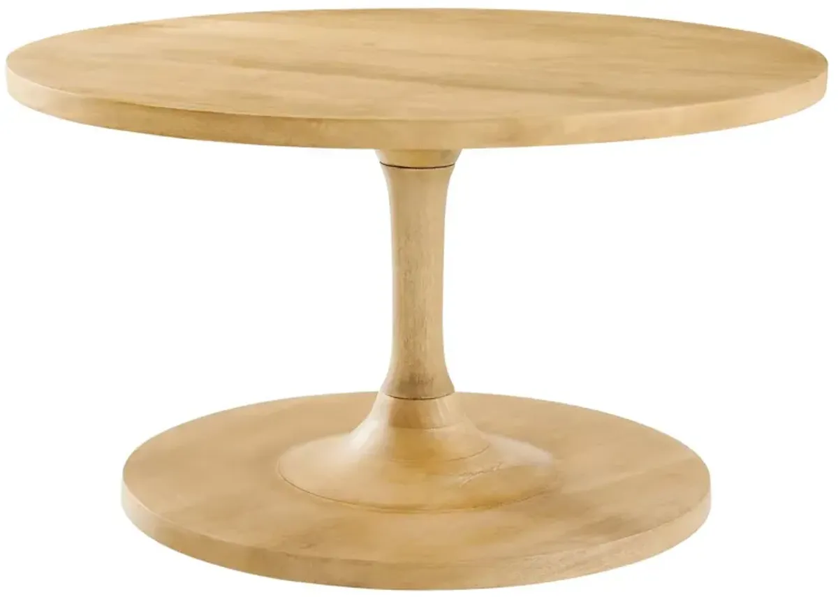 Lina Round Mango Wood Coffee Table