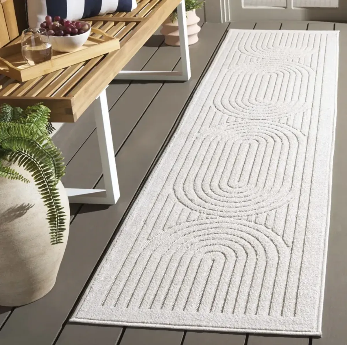 STELLA 113 IVORY 2' x 8' Runner Rug