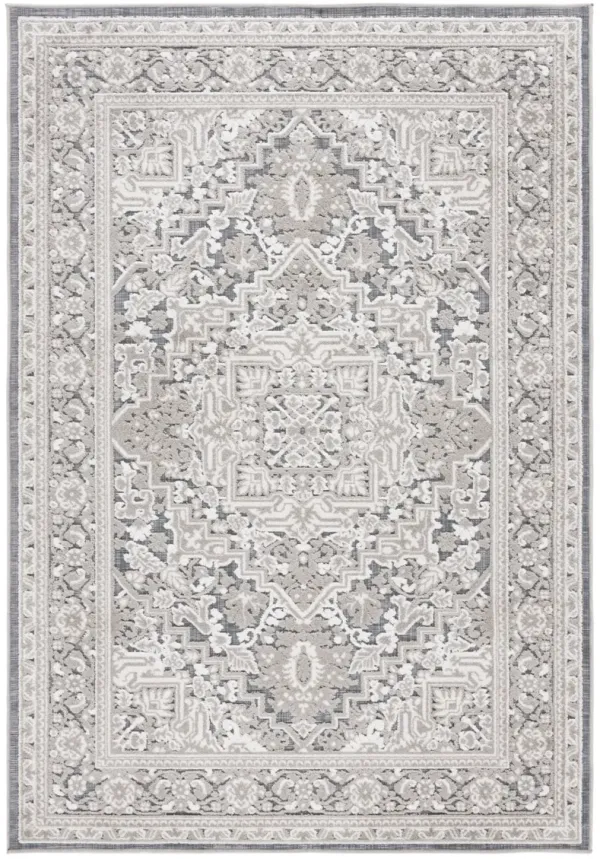 CABANA 636 GREY  8' x 10' Large Rectangle Rug