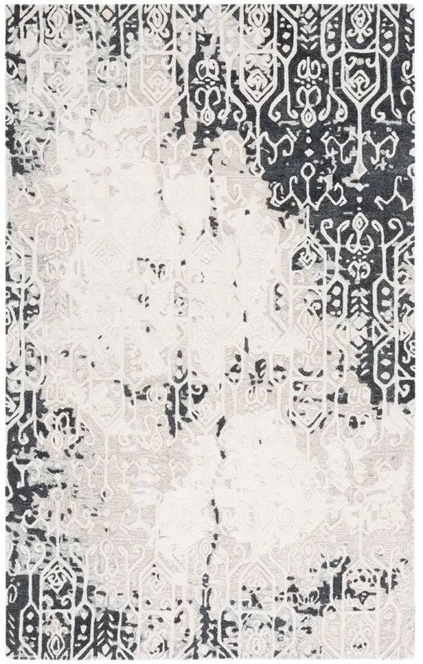 EBONY Hand Tufted 3' x 5' area rug