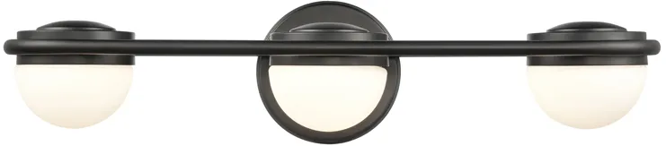 Nelly 22" Wide 3-Light Vanity Light - Matte Black