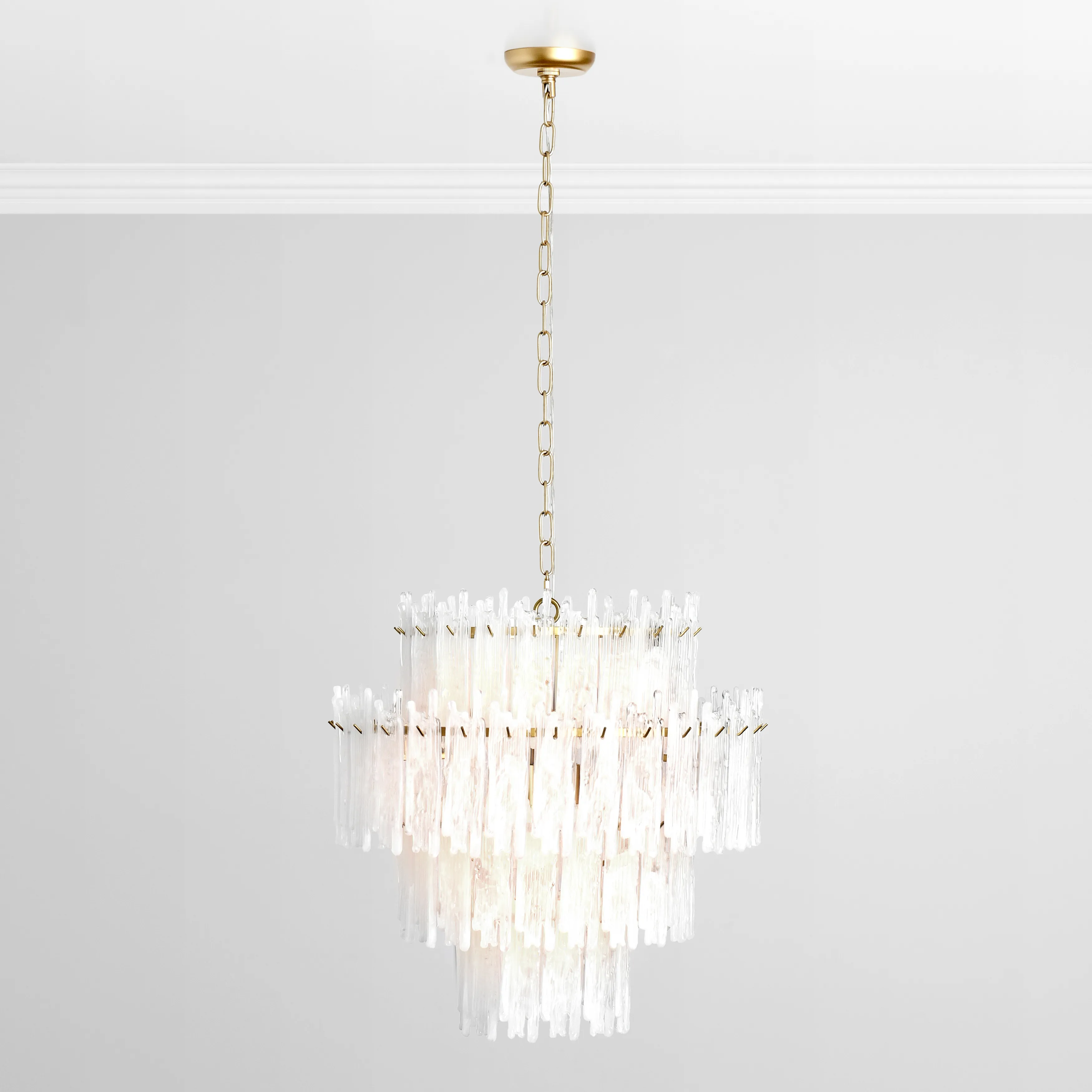 Everly 7-Light Round Glass Chandelier