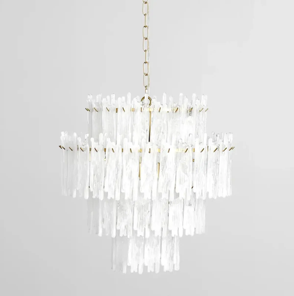 Everly 7-Light Round Glass Chandelier