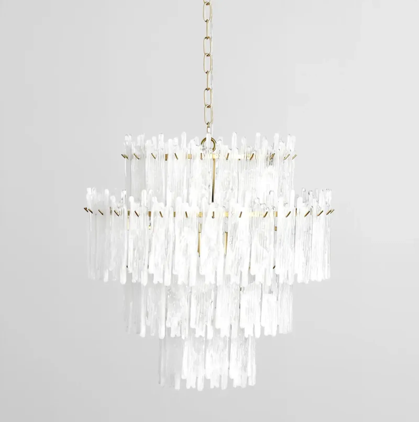 Everly 7-Light Round Glass Chandelier