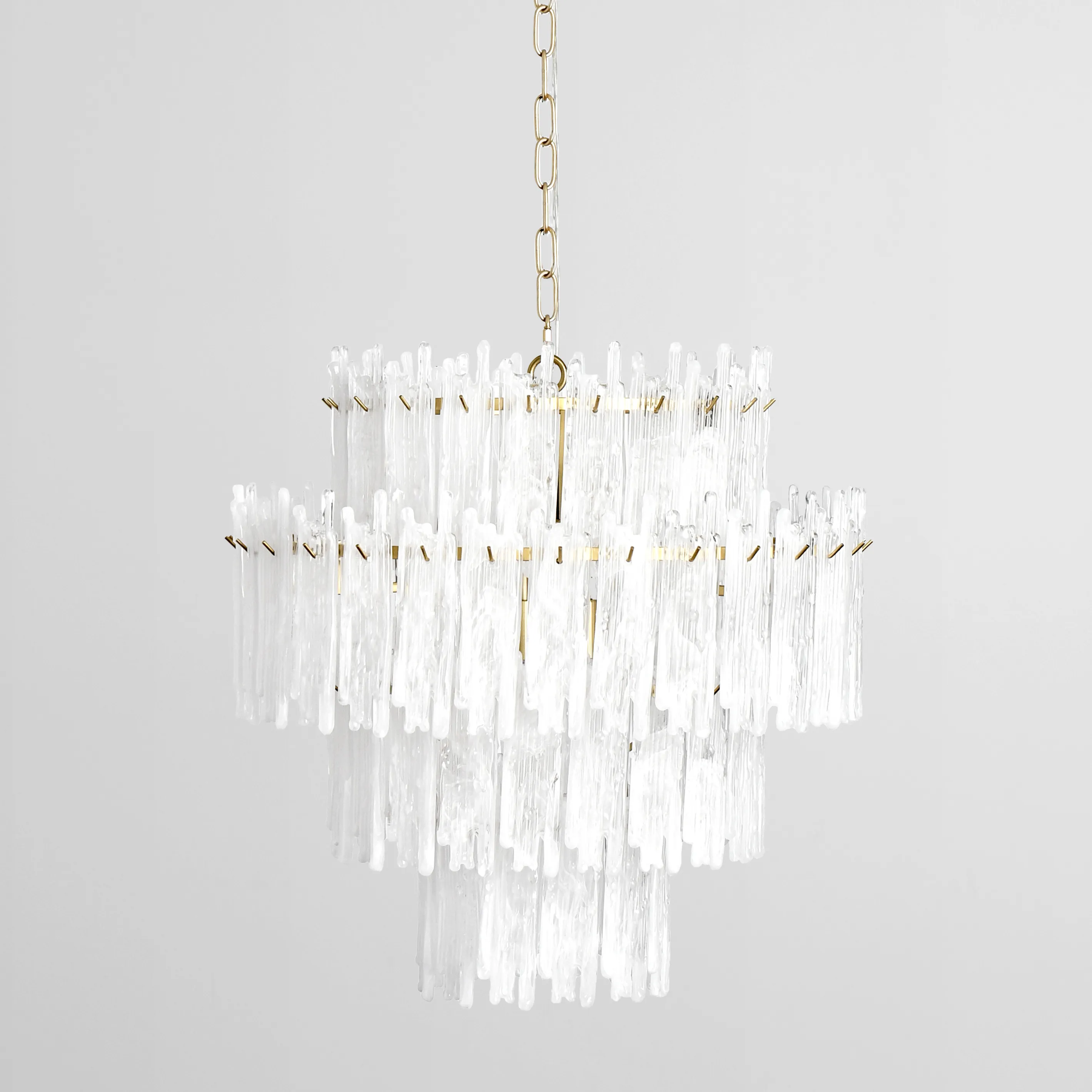 Everly 7-Light Round Glass Chandelier