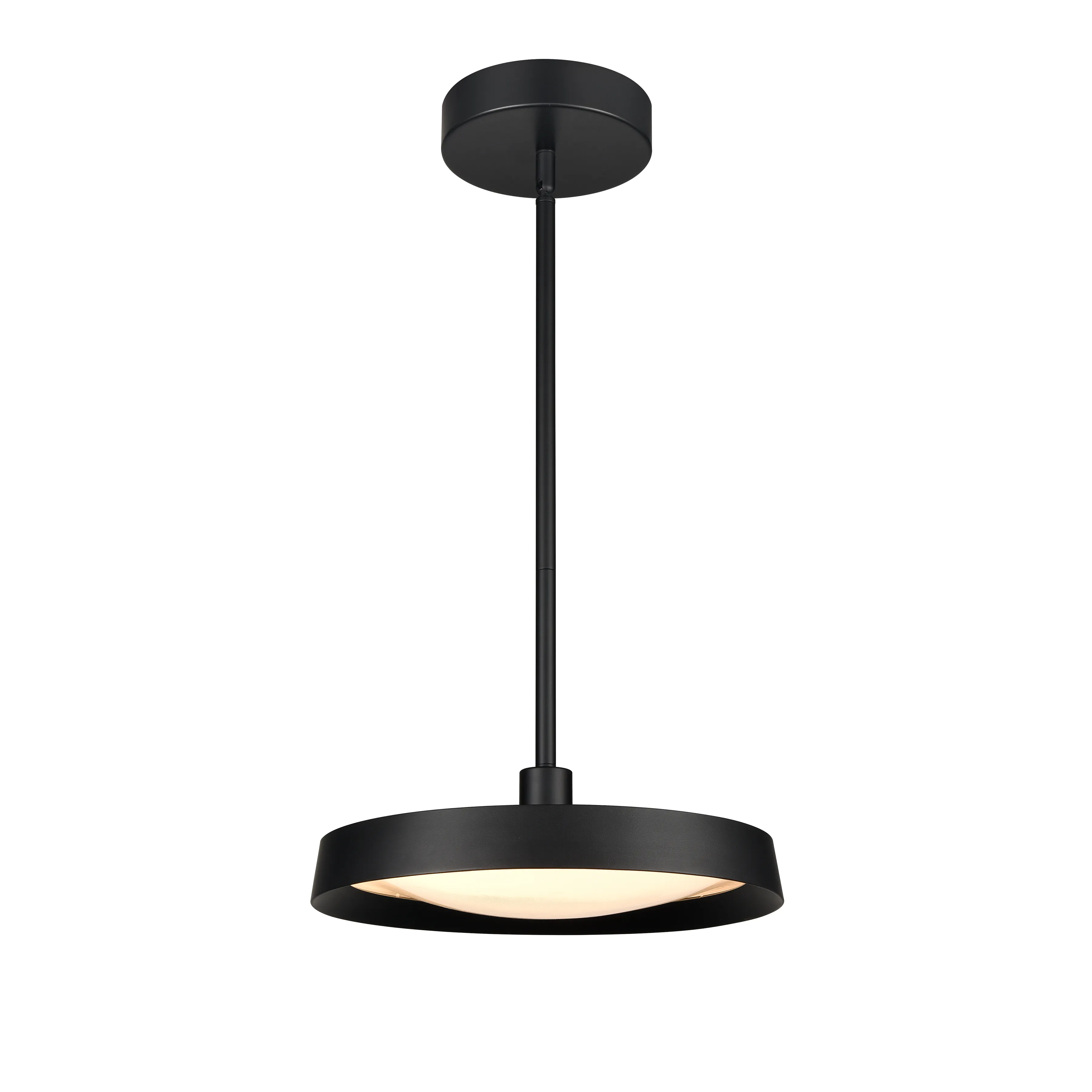 Nancy 13.75" WideLED Pendant - Matte Black