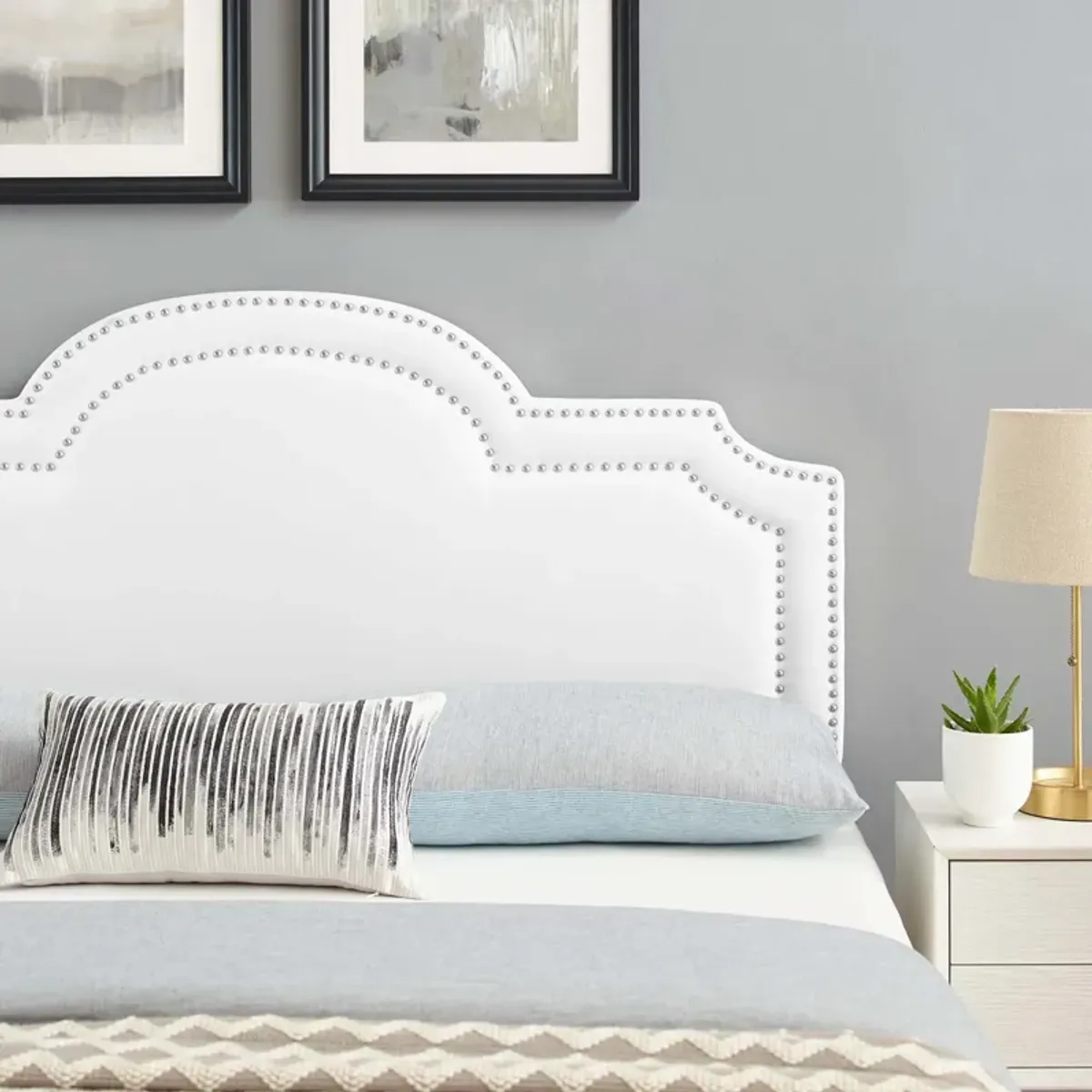 Belinda Performance Velvet King/California King Headboard