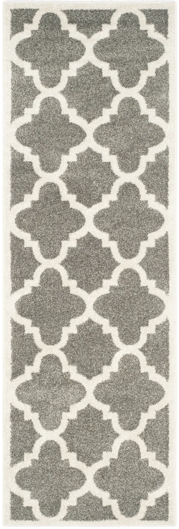 AMHERST 423 DARK GREY  2'-3' x 8' Runner Rug