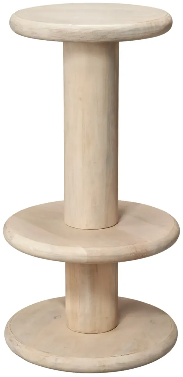Rye Mango Wood Barstool
