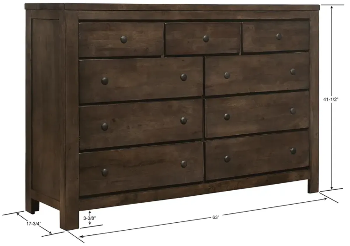 Ashton Hills 9-Drawer Dresser