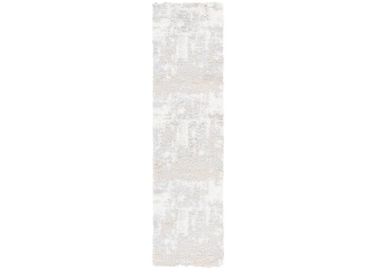 LINDSAY SHAG 552 Grey 2'-2' X 8' Runner Rug