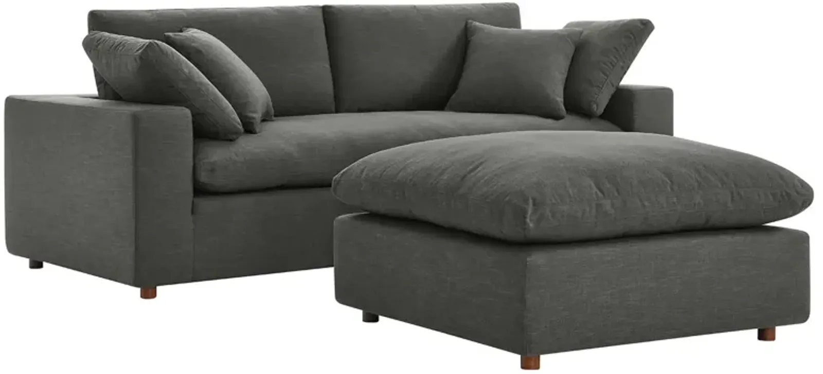 Commix Down Filled Overstuffed Sectional Sofa