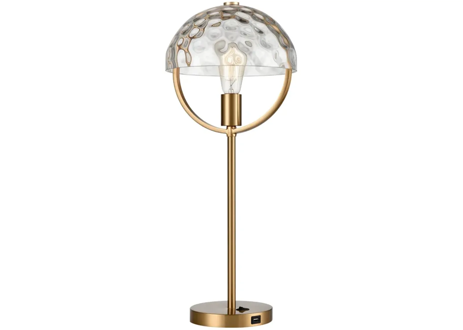 Parsons Avenue 24" High 1-Light Desk Lamp - Aged Brass