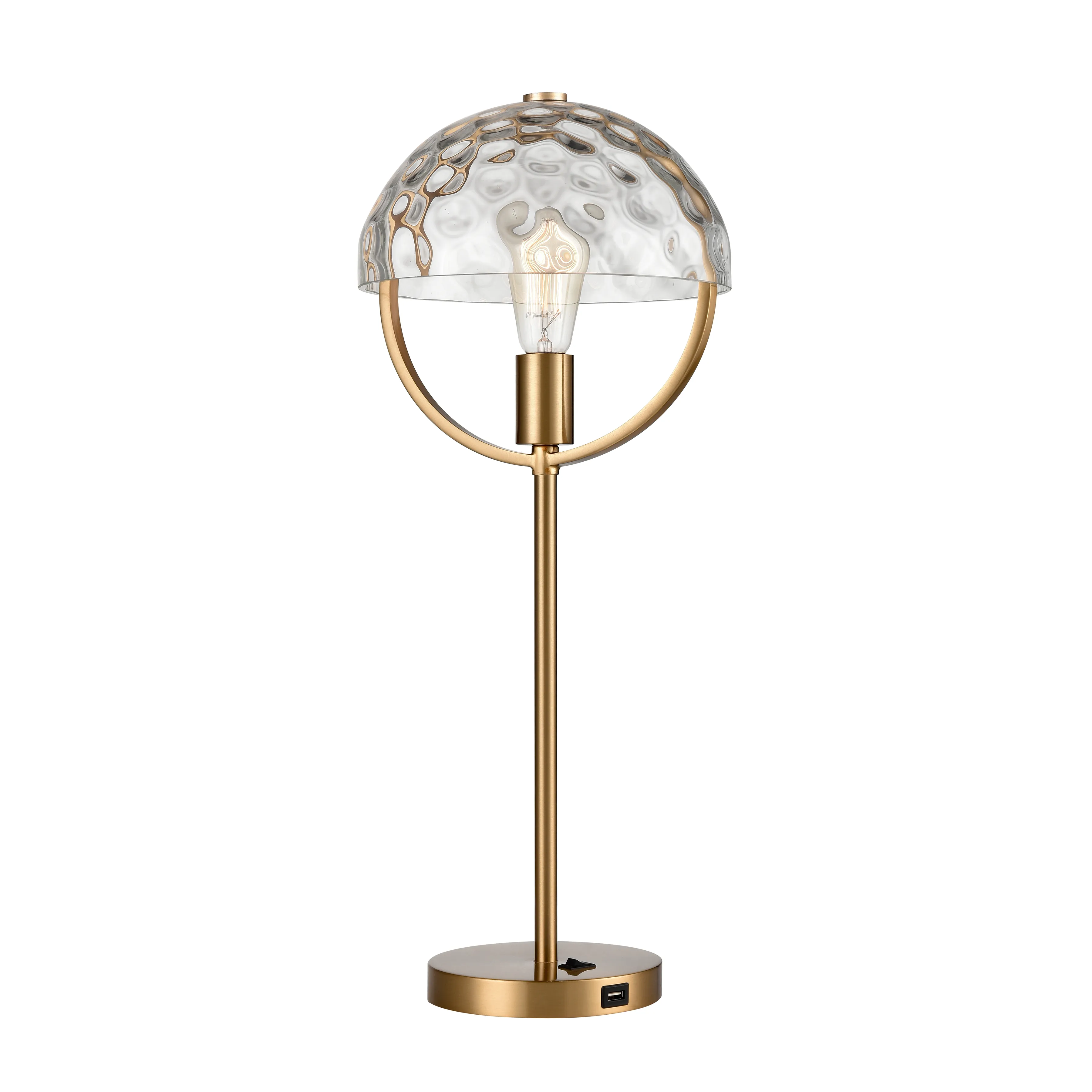 Parsons Avenue 24" High 1-Light Desk Lamp - Aged Brass