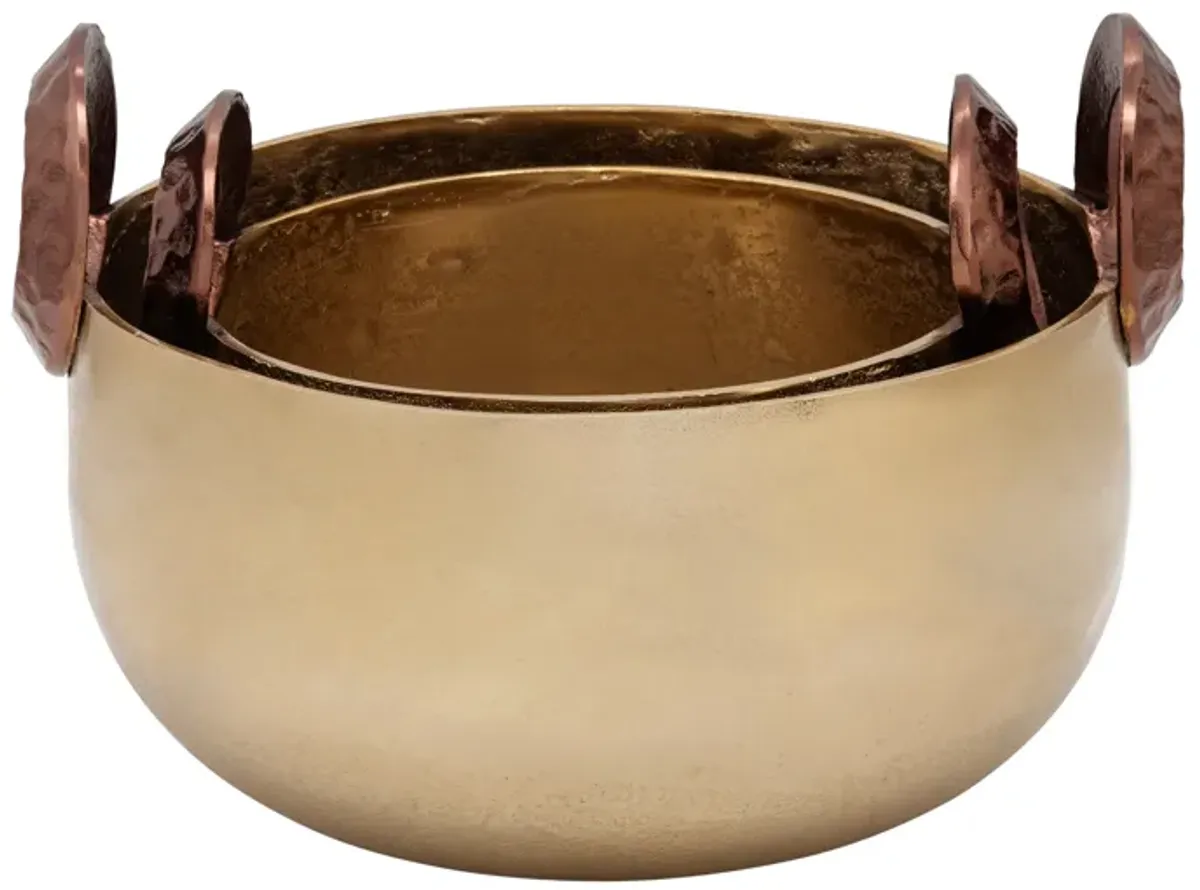 Bowl With Handles - Set of 2