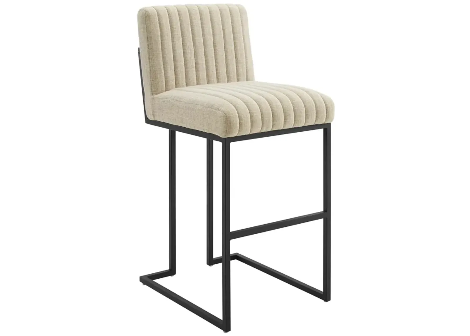 Indulge Channel Tufted Fabric Bar Stool