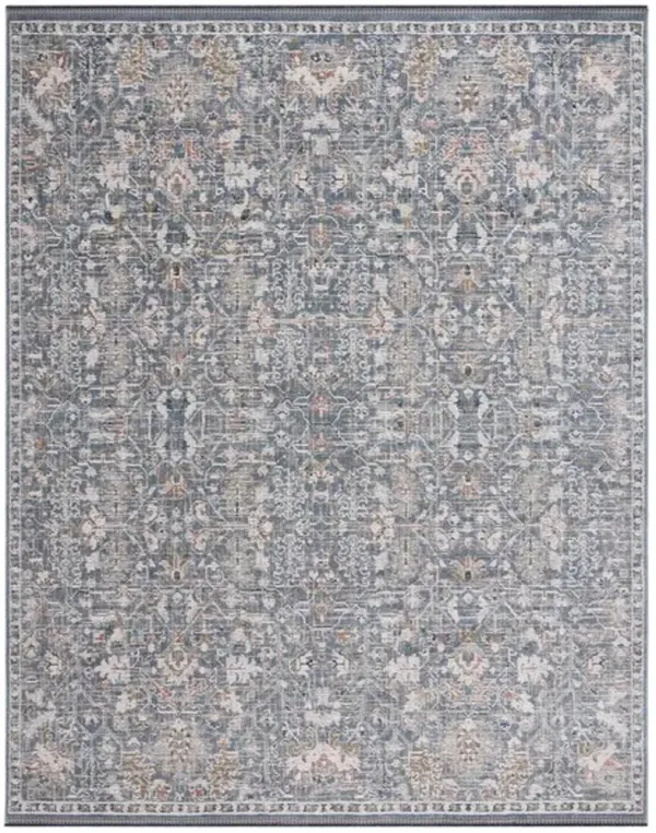 VIVALDI 568 Blue  8' X 10' Large Rectangle Rug