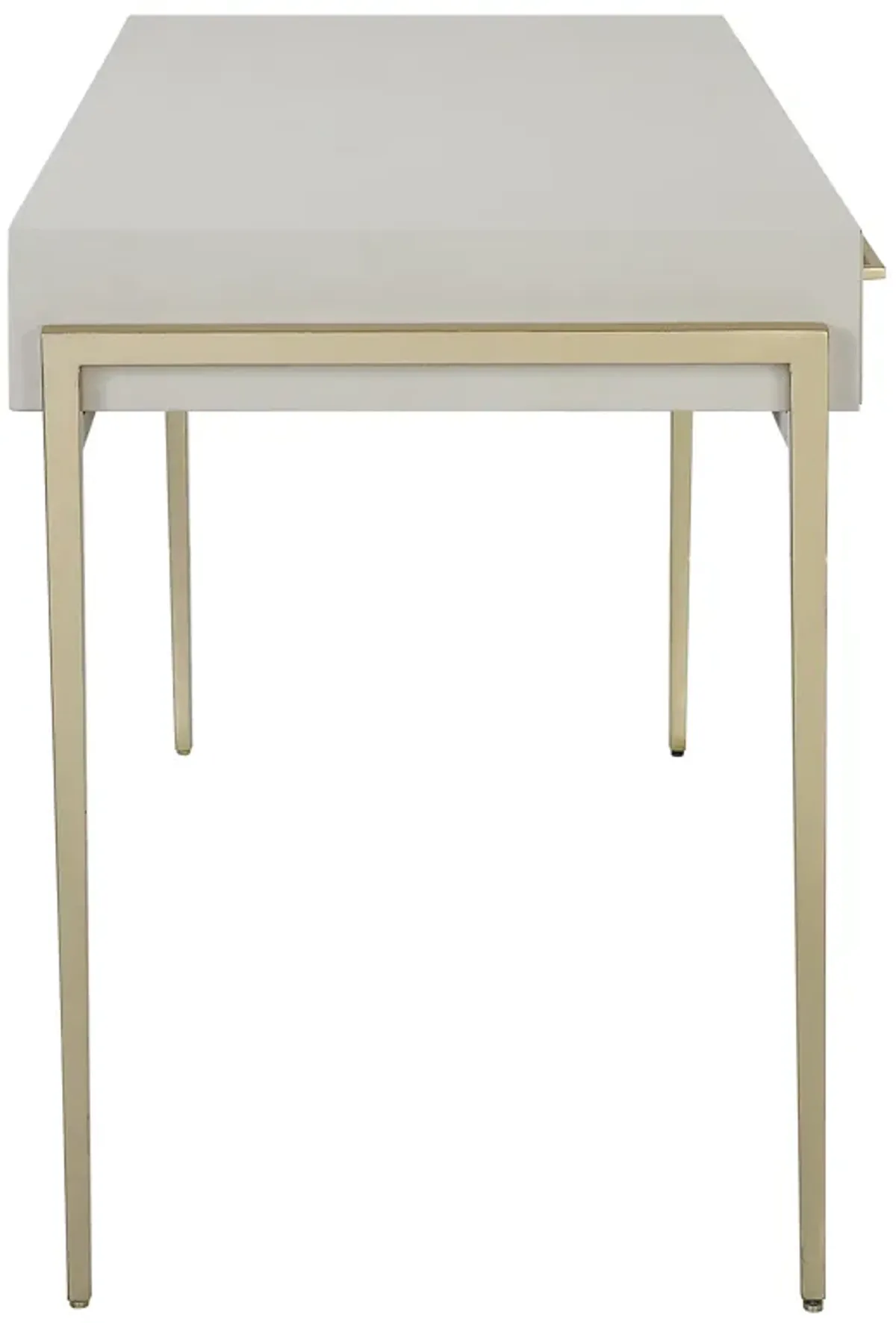 Jewel Modern White Desk