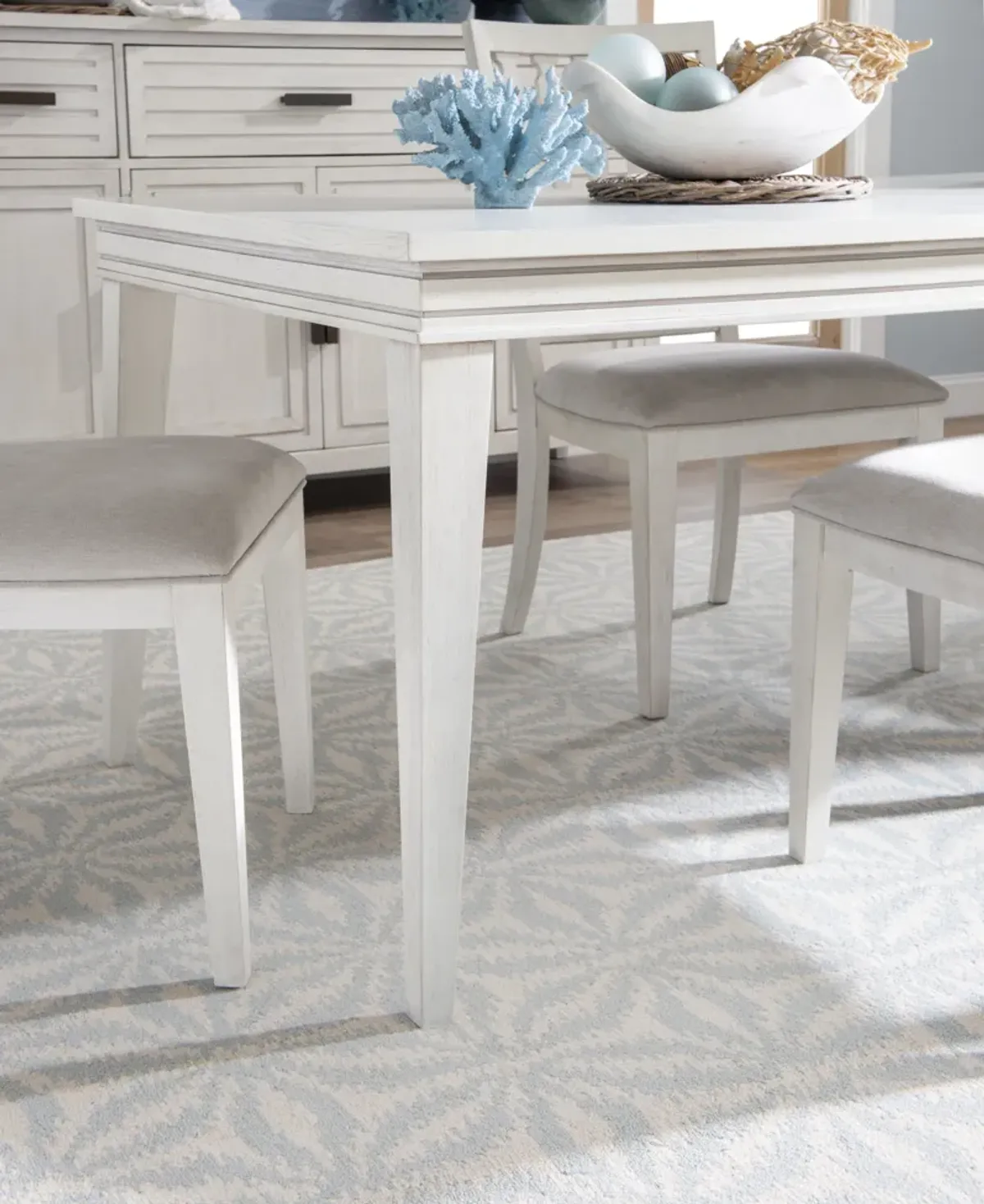 Edgewater Sand Dollar Leg Table