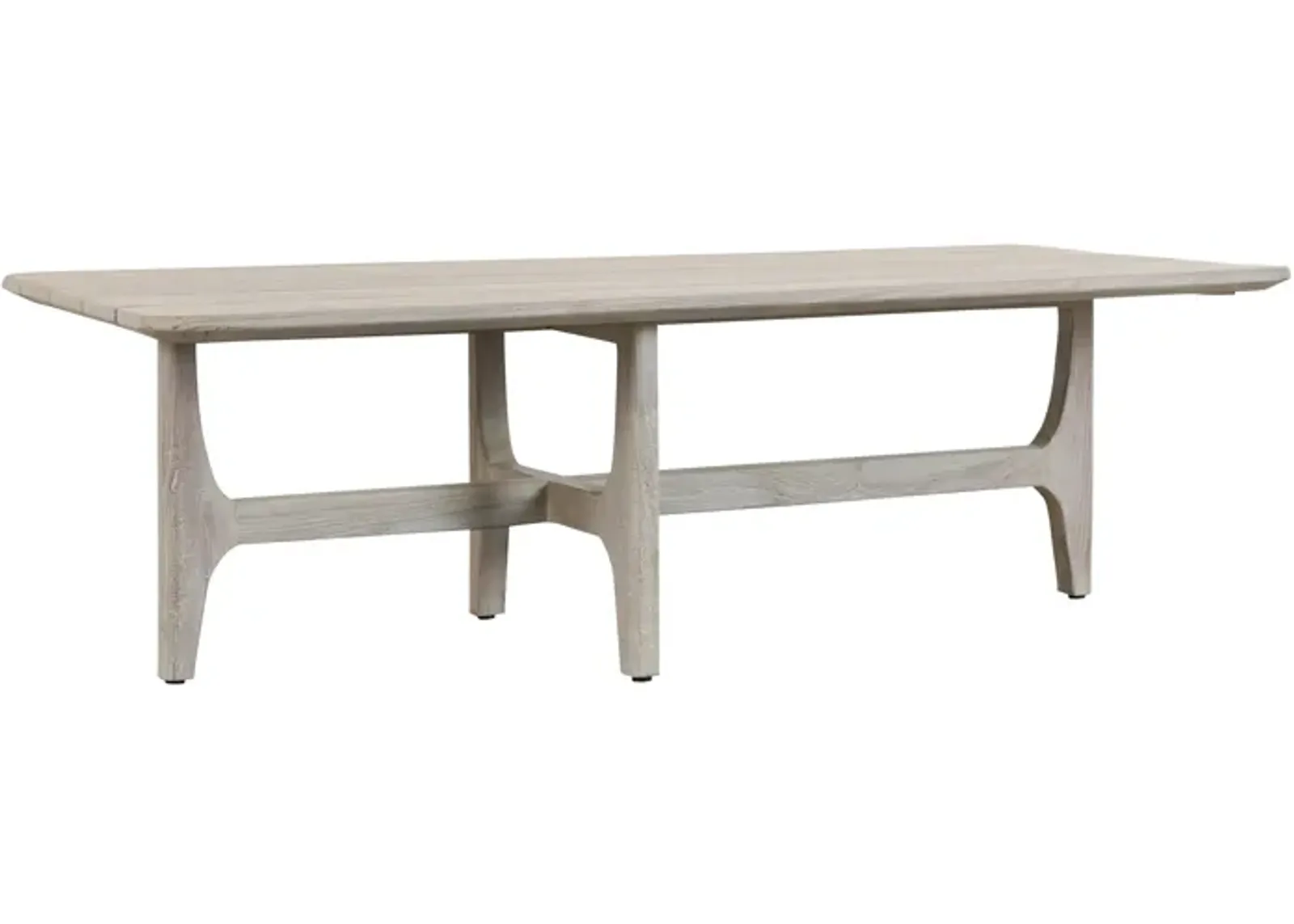 Dawn 55" Outdoor Coffee Table Gray 