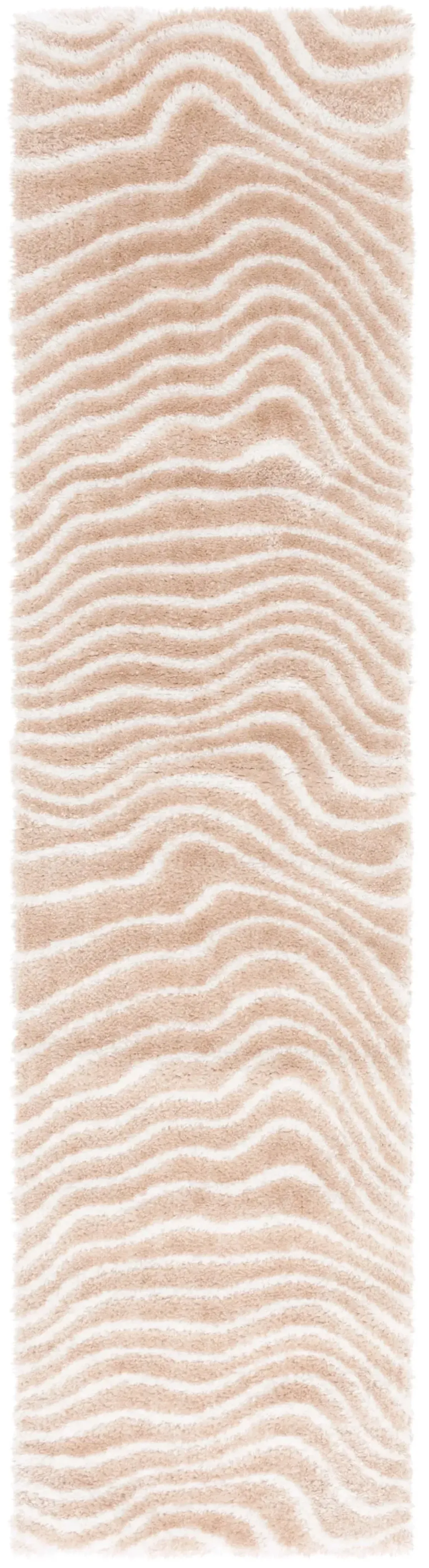 TAHOE SHAG 680 GOLD  2' x 8' Runner Rug