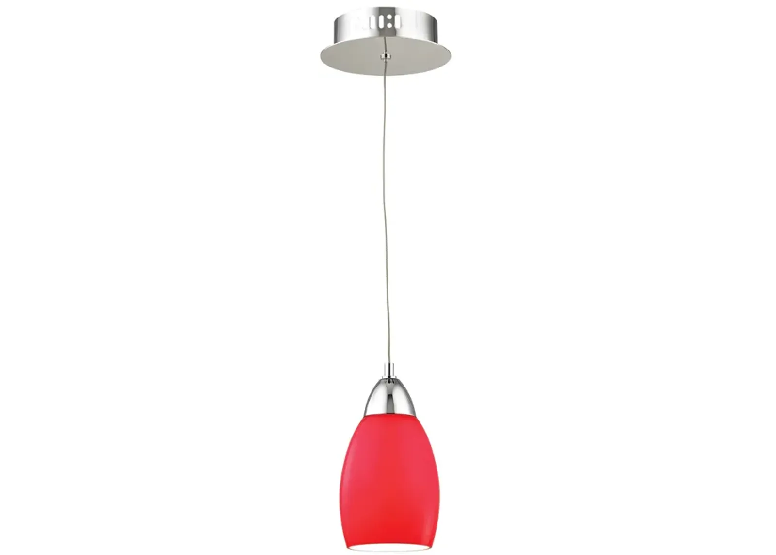 Buro 4" Wide 1-Light Mini Pendant - Chrome