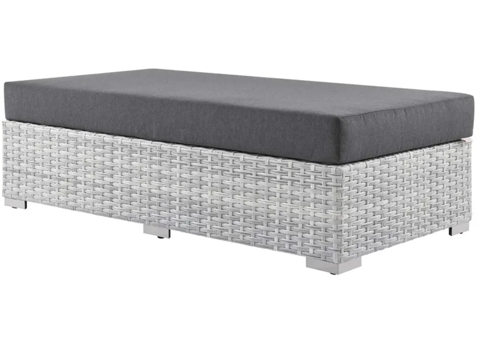 Convene Outdoor Patio Rectangular Ottoman