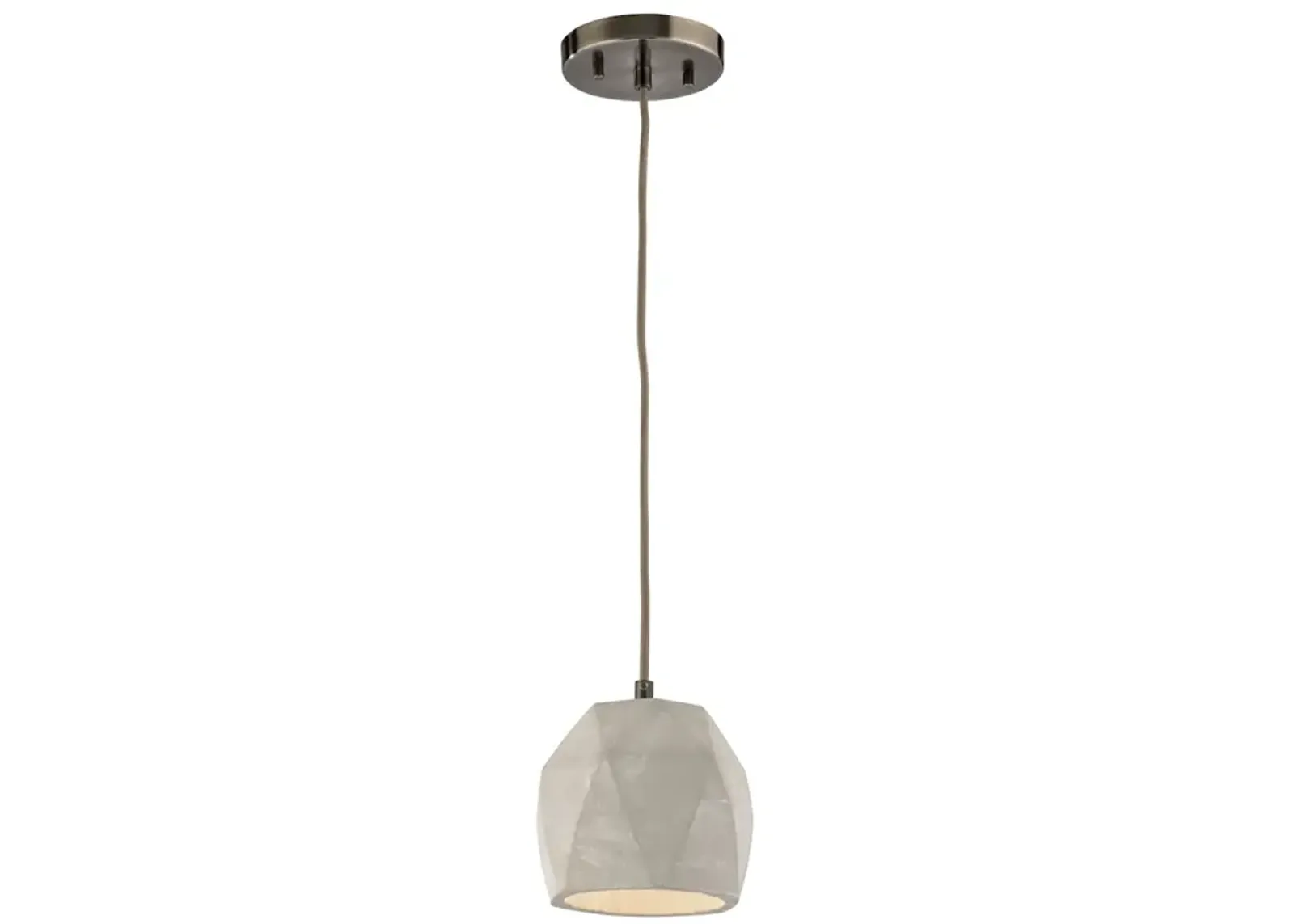 Urban Form 5" Wide 1-Light Mini Pendant - Black Nickel