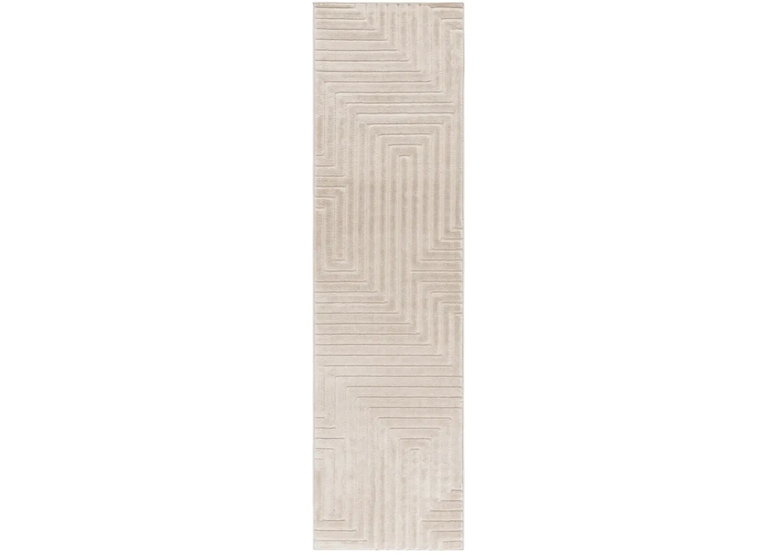 SELENA 662 BEIGE 2'-2' x 8' Runner Rug