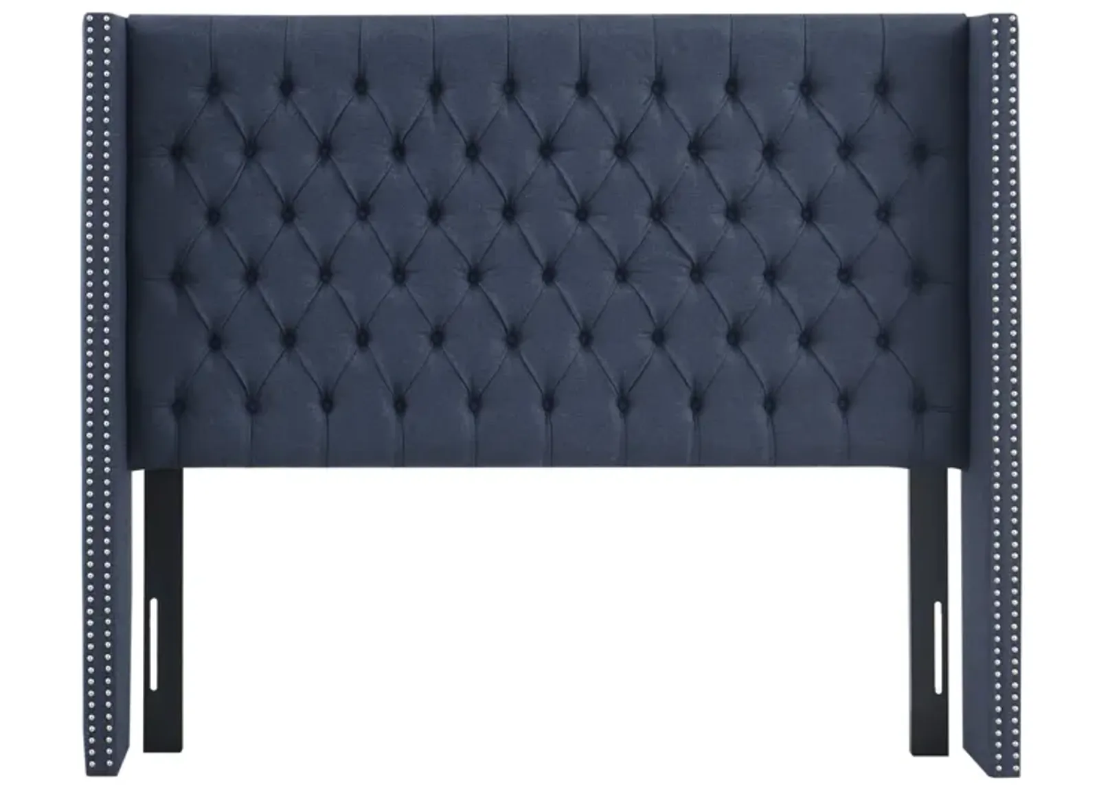 Madison Park Amelia Navy Upholstery Headboard