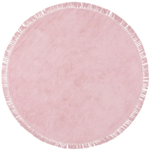 EASY CARE Hand Tufted 5' x 5' Round area rug