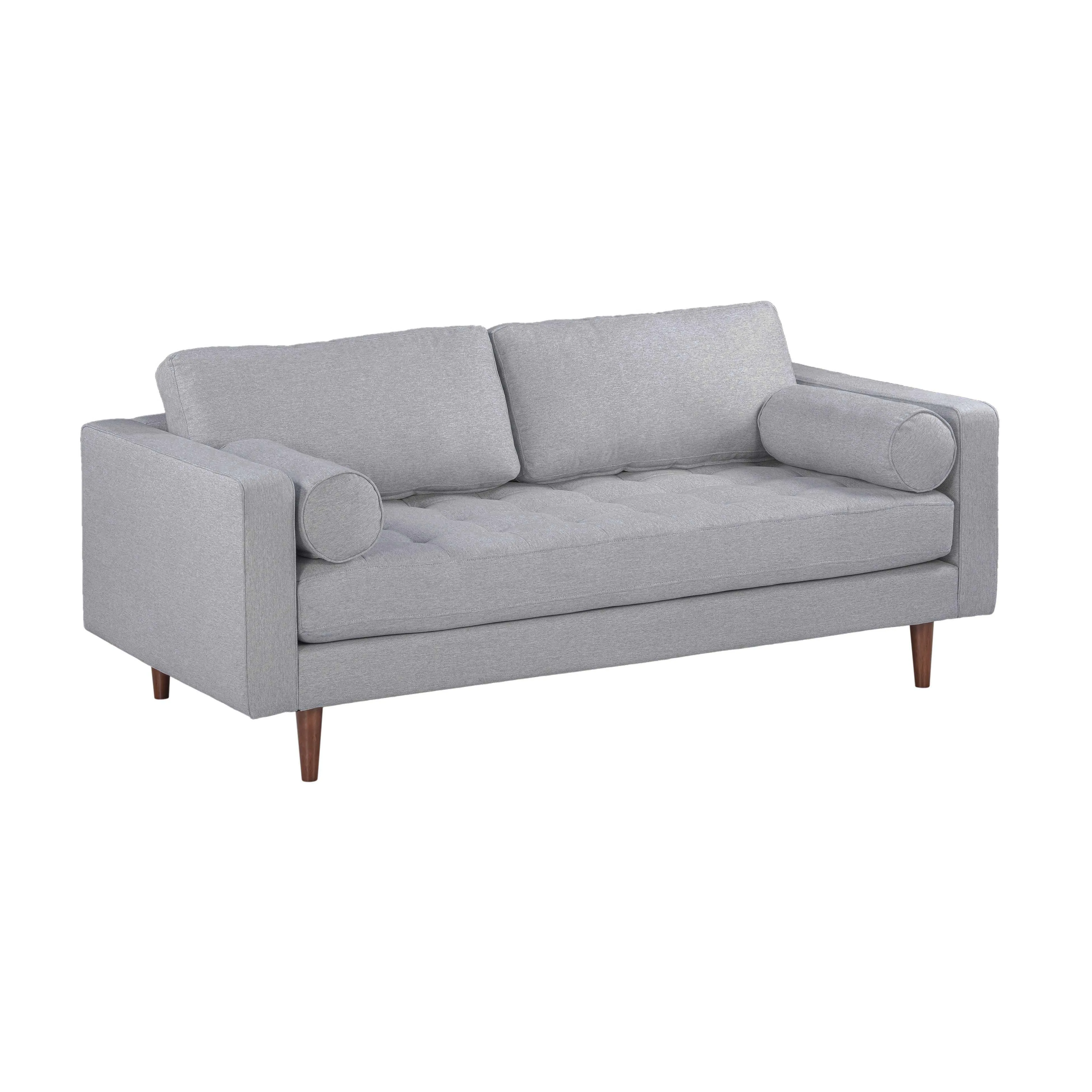 Cave Gray Tweed Loveseat