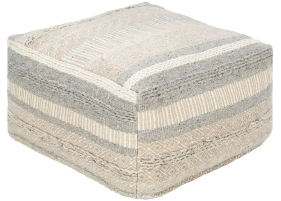 Lorens 13"H x 24"W x 24"D Pouf