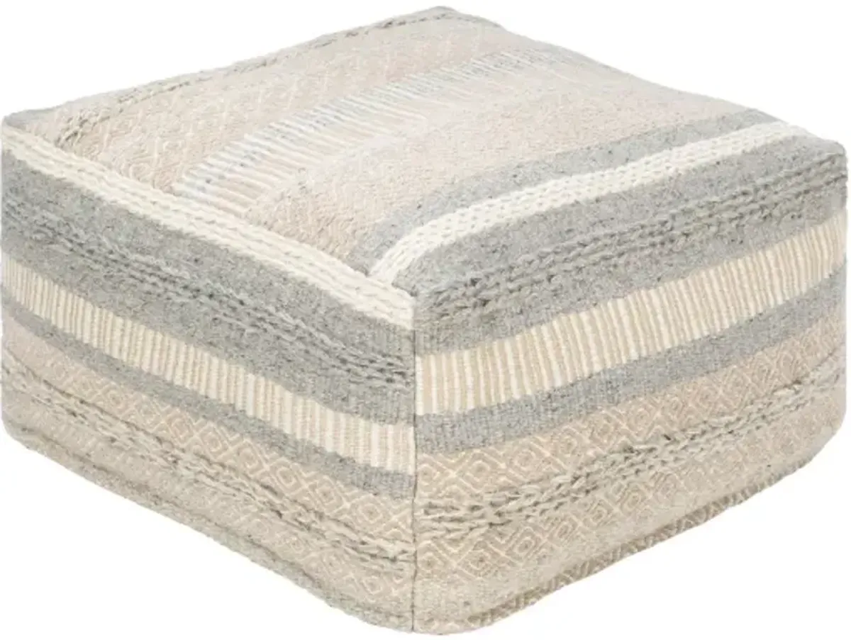 Lorens 13"H x 24"W x 24"D Pouf