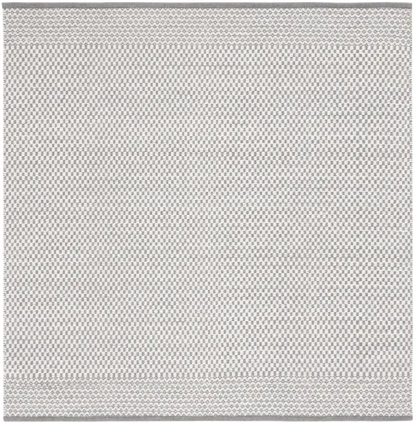 VERMONT 906 GREY  6' x 6' Square Square Rug
