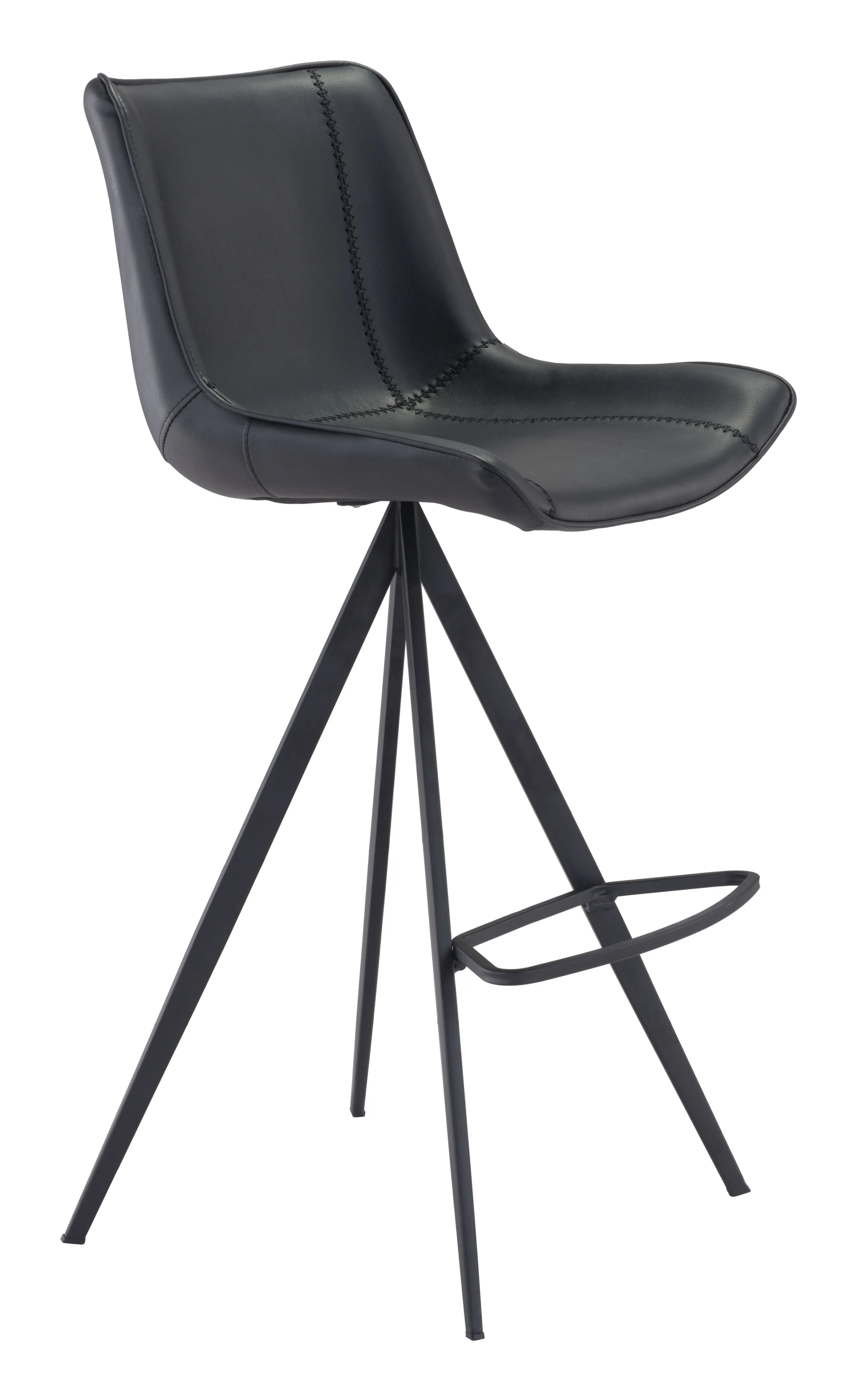 Aki Barstool (Set of 2) Black