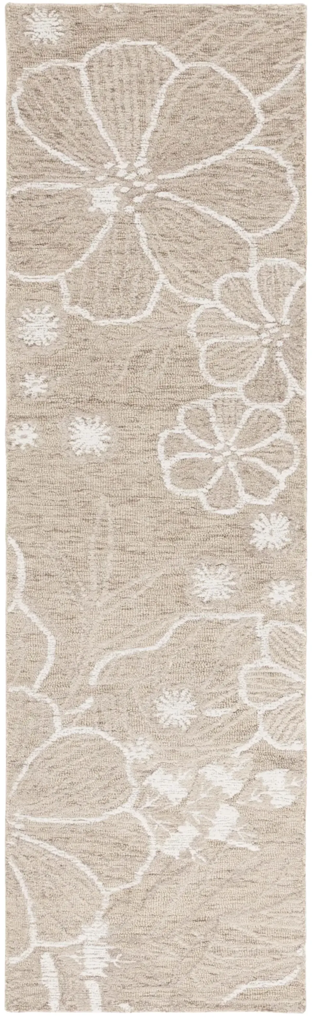 JARDIN 735 BEIGE  2'-3' x 8' Runner Rug