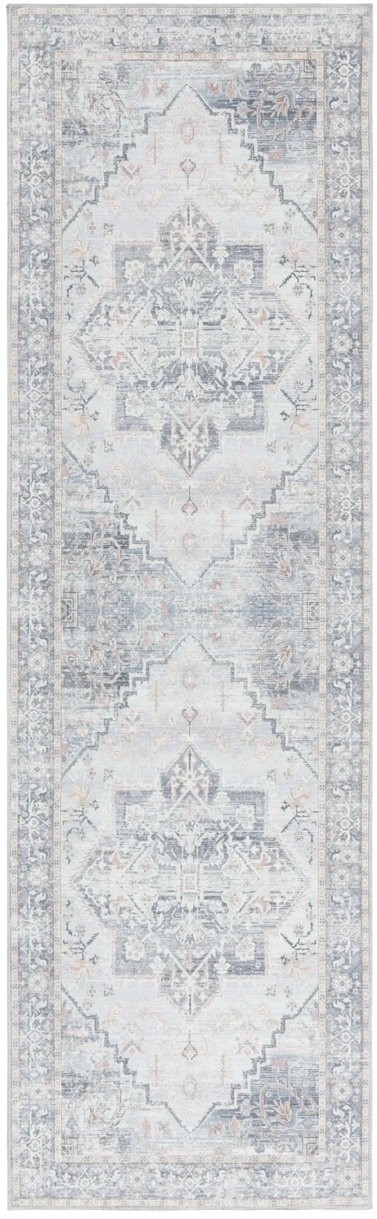 ARIZONA 137 GREY  2'-6' x 8' Runner Rug