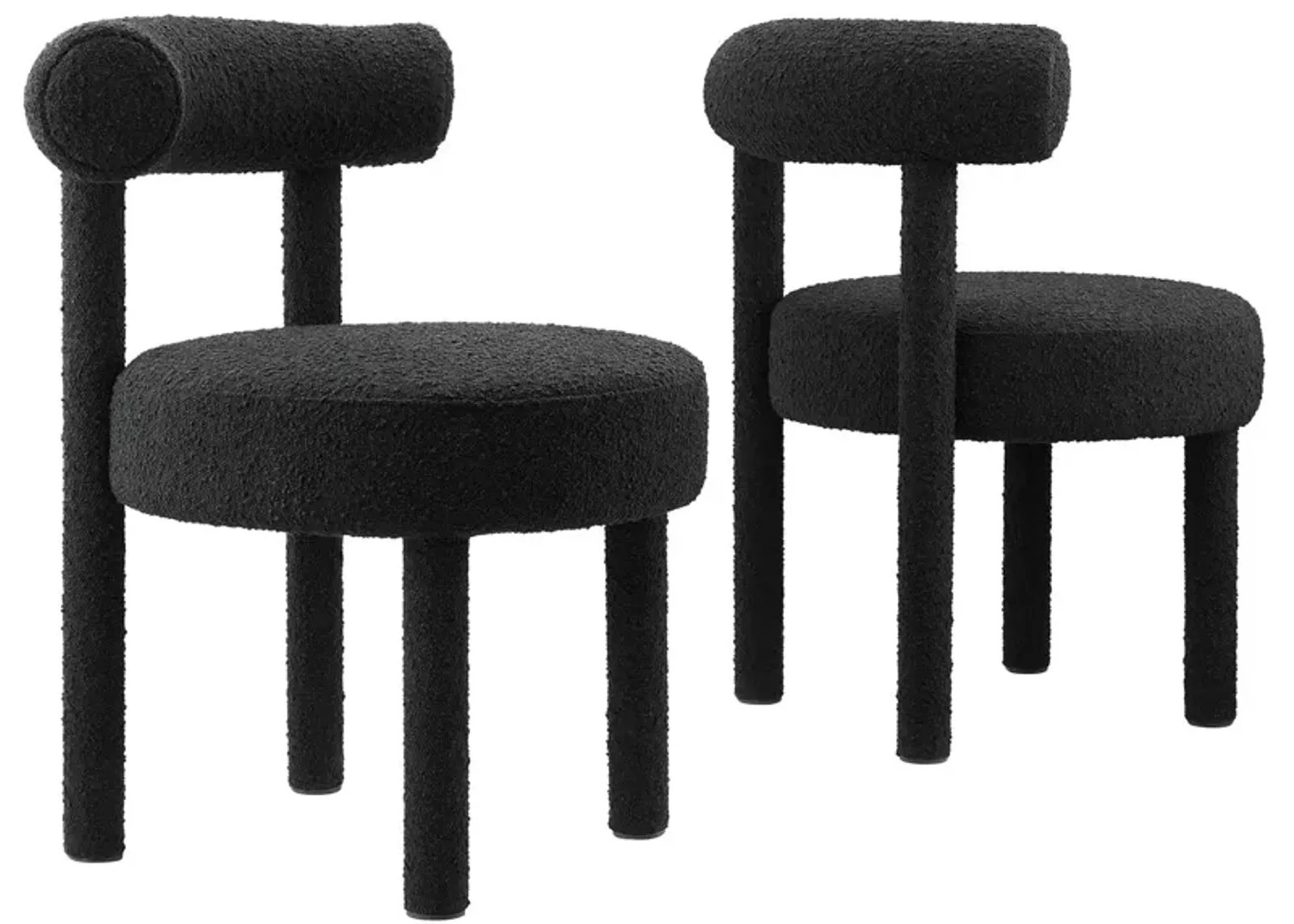 Toulouse Boucle Fabric Dining Chair - Set of 2