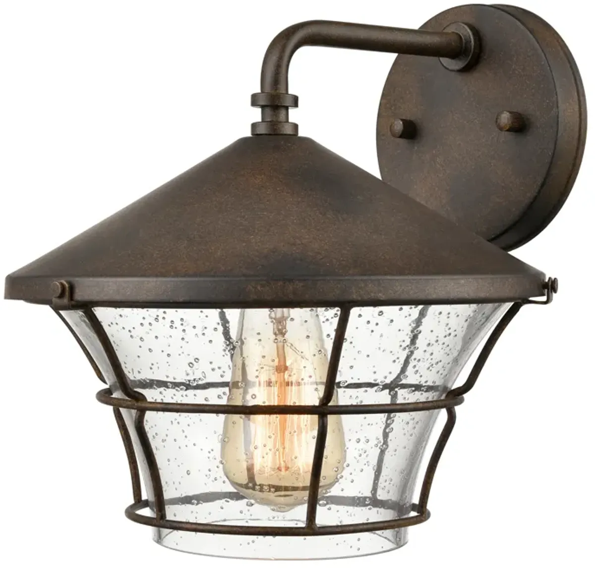 Gavin 10" High 1-Light Outdoor Sconce - Hazelnut Bronze