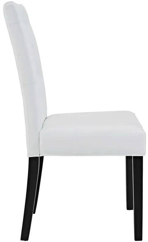 Confer Dining Side Chair Vinyl Set of 4