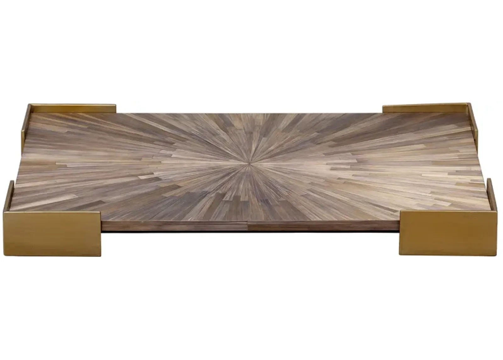 Palm Marquetry Decorative Tray