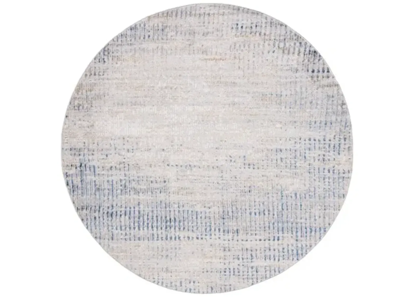 PALMA 346 Blue 6'-7' X 6'-7' Round Round Rug